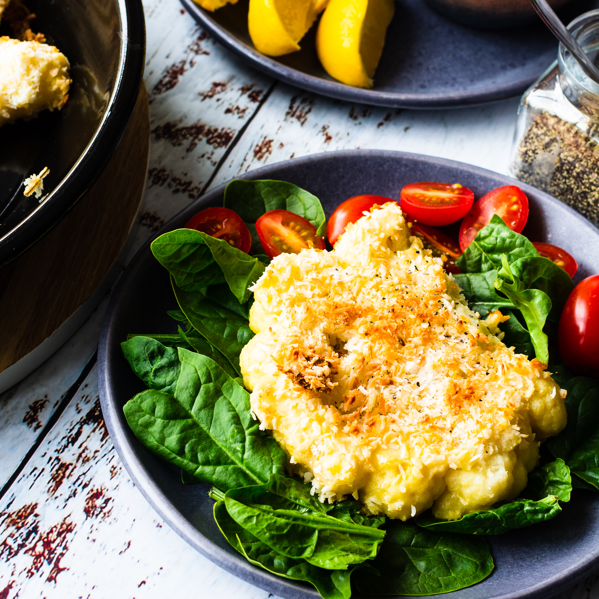 Coconut Cauliflower Steaks