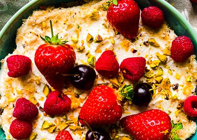 strawberries-cherries-pistachios-raspberries-creamy-overhead